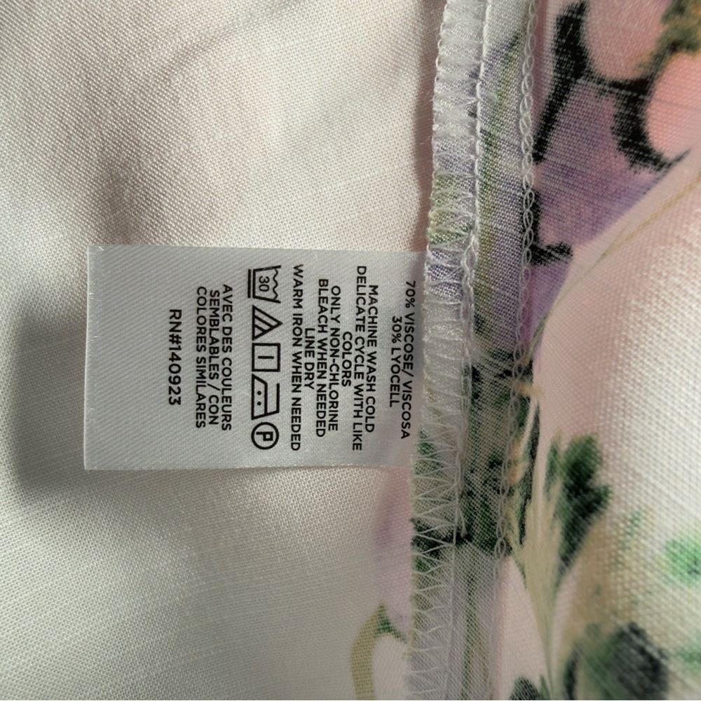 Loft Women’s Size 10 Dress Botanical Cutout Side Floral Fairycore Cottagecore - Picture 11 of 12